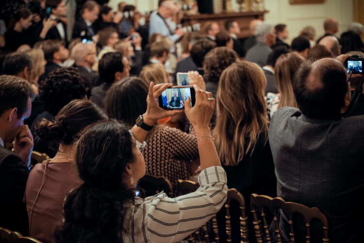 Joint Press Conference of President Niinistö and President Trump in the East Room. Photo: Matti Porre/Office of the President of the Republic of Finland 