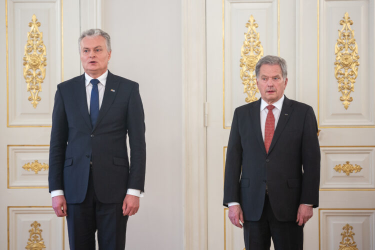 Working visit of President of Lithuania Gitanas Nausėda on 5 November 2019. Photo: Juhani Kandell/Office of the President of the Republic of Finland
