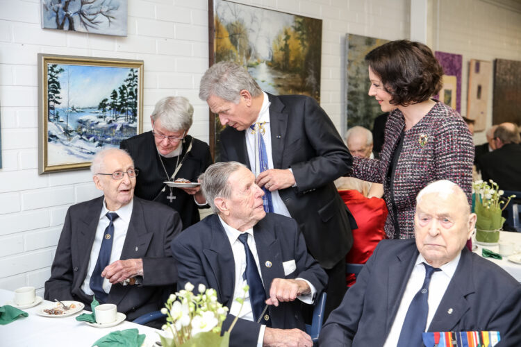 Kaunialan sairaalan joulujuhla 13.12.2019. Kuva: Juhani Kandell/Tasavallan presidentin kanslia