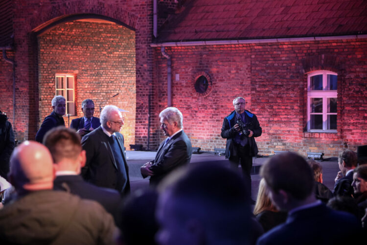 75th anniversary of the liberation of Auschwitz on 27 January 2020. Photo: Jouni Mölsä/Office of the President of the Republic of Finland