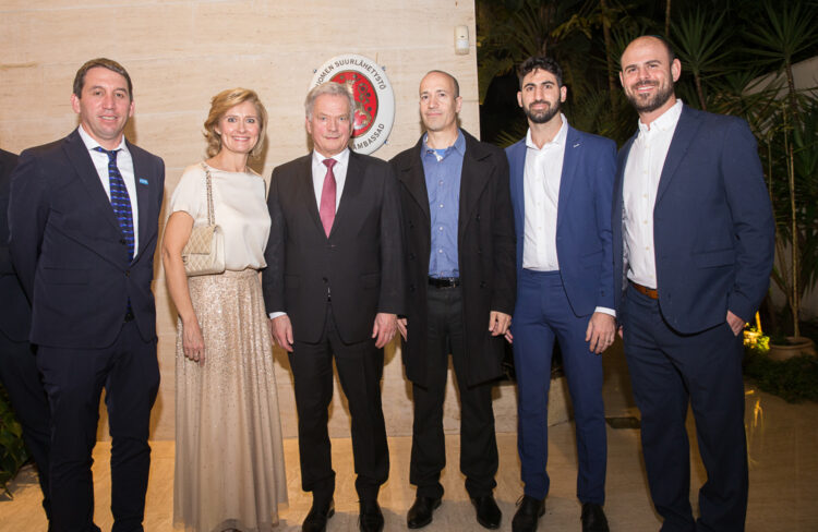 Celebrating the 70th anniversary of diplomatic relations between Finland and Israel. Photo: Yulia PhotoArt