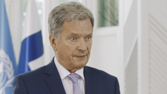 President Niinistö addressed the SDG Moment convened by the UN Secretary-General António Guterres on Friday, 18th September. 