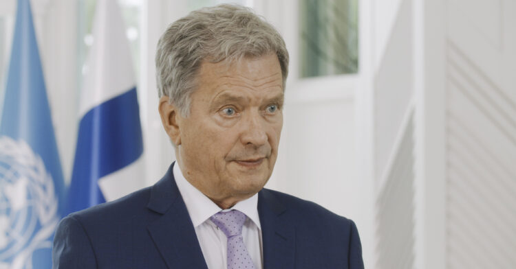 President Niinistö addressed the SDG Moment convened by the UN Secretary-General António Guterres on Friday, 18th September. 