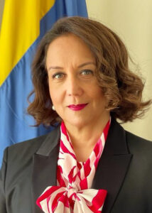 Ambassador of the Republic of Colombia, Her Excellency Adriana Mendoza Agudelo