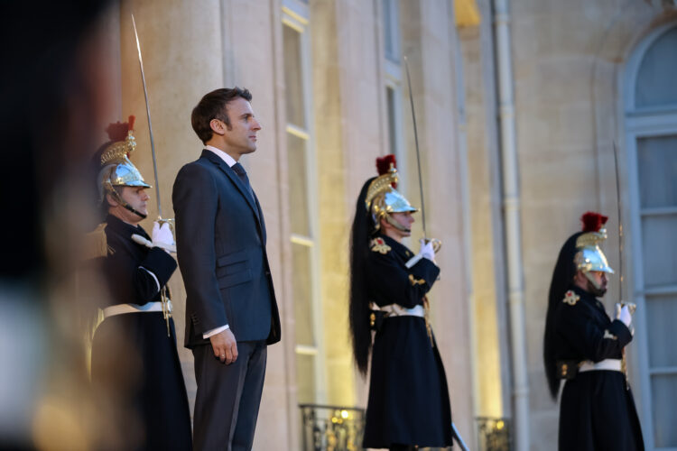 President of the Republic of Finland Sauli Niinistö met with President of France Emmanuel Macron in Paris on Monday, 21 March 2022. Photo: Johanna Unha-Kaprali/Embassy of Finland in Paris