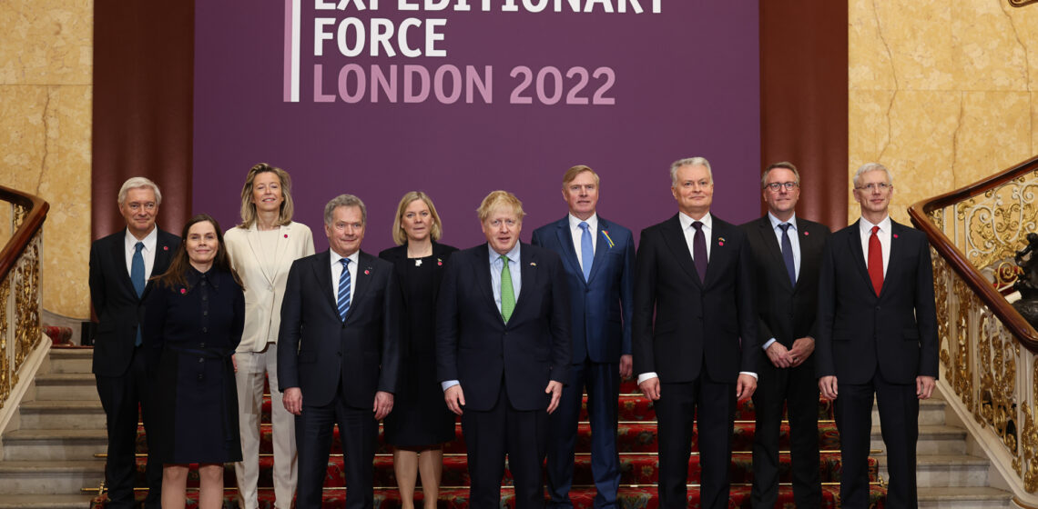 The Heads of State and Government of the JEF countries met in London. Photo: Tim Hammond/No 10 Downing Street