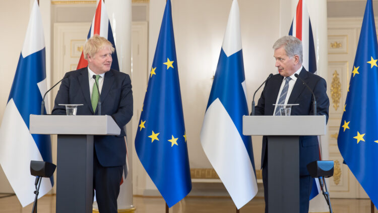 Joint press conference at the Presidential Palace on 11 May 2022. Photo: Matti Porre/Office of the President of the Republic of Finland