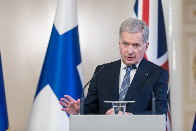 Joint press conference at the Presidential Palace on 11 May 2022. Photo: Matti Porre/Office of the President of the Republic of Finland