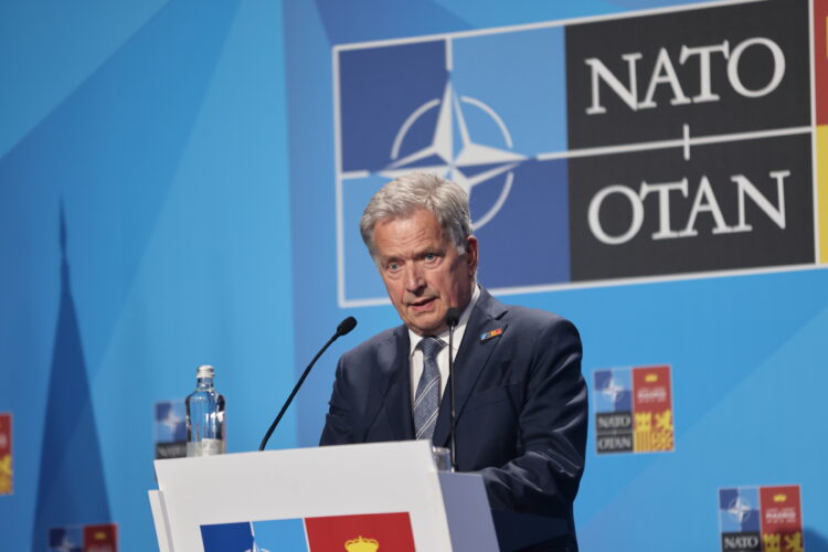 Presidentti Niinistö osallistui Naton huippukokoukseen Madridissa. Kuva: Juhani Kandell/Tasavallan presidentin kanslia