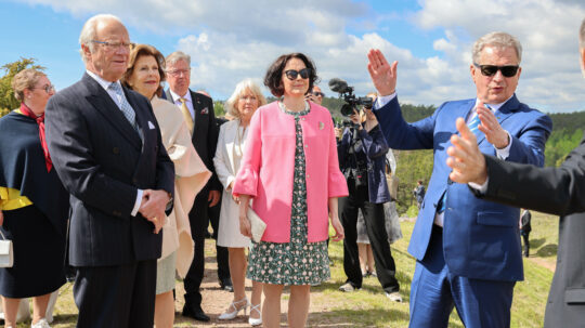 Tasavallan presidentti Sauli Niinistö ja puoliso Jenni Haukio vierailivat Ahvenanmaalla ja osallistuivat Ahvenanmaan itsehallinnon 100-vuotisjuhliin torstaina 9. kesäkuuta 2022. Kuva: Jouni Mölsä/Tasavallan presidentin kanslia
