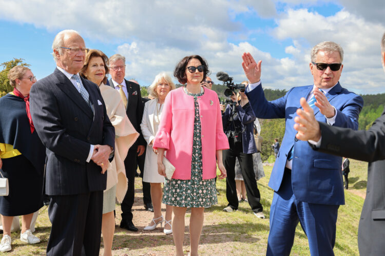 Republikens president Sauli Niinistö och hans maka Jenni Haukio besökte Åland och deltog i 100-årsjubileet av Ålands självstyrelse torsdagen den 9 juni 2022. Foto: Jouni Mölsä/Republikens presidents kansli