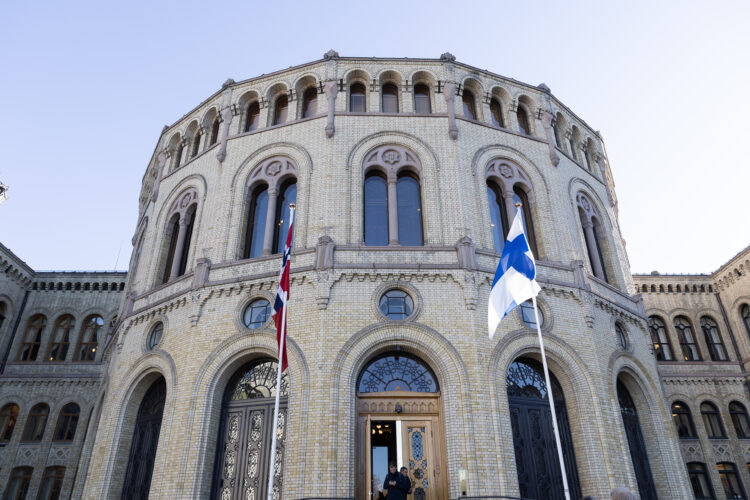 President Sauli Niinistö visited the Norwegian Parliament, the Storting, on 11 October 2022. Photo: Matti Porre / Office of the President of the Republic of Finland
