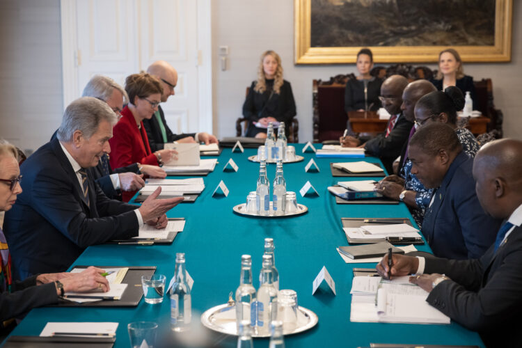 Official discussions on Wednesday, 16 November 2022. Photo: Matti Porre/Office of the President of the Republic of Finland