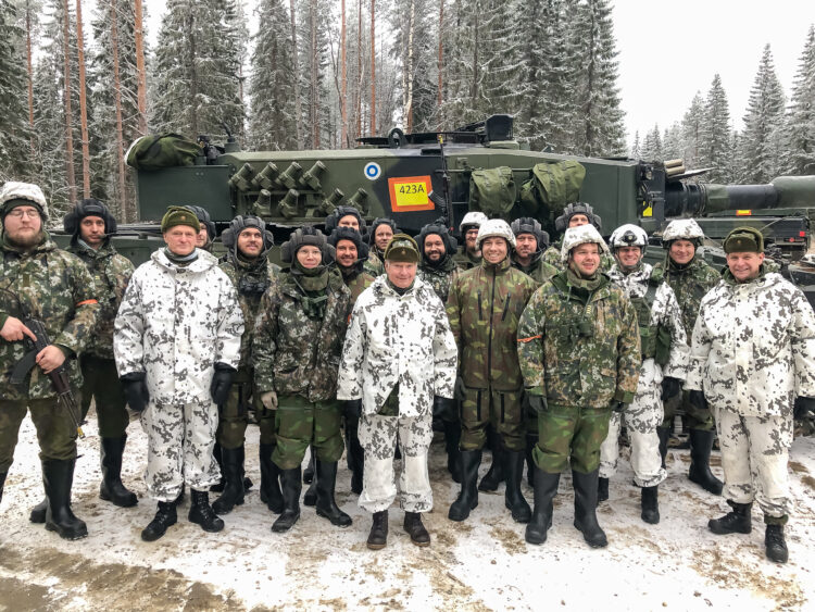 President Sauli Niinistö inspected the Army’s main exercise Kontio 22 in Northern Karelia on 28–29 November 2022. Photo: Jouni Mölsä / Office of the President of the Republic of Finland