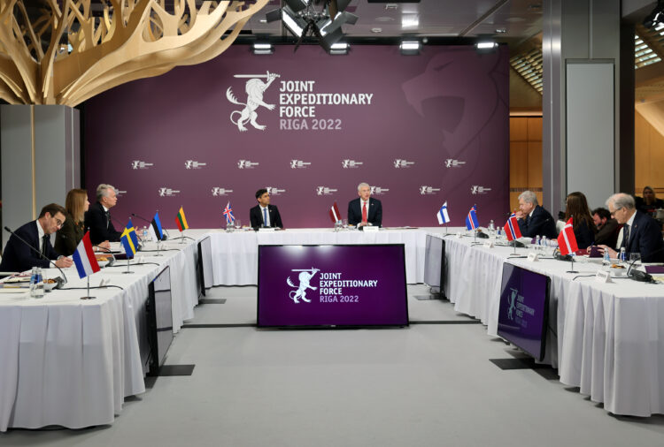 JEF-mötet i Lettland den 19 december 2022. Foto: Riikka Hietajärvi/Republikens presidents kansli