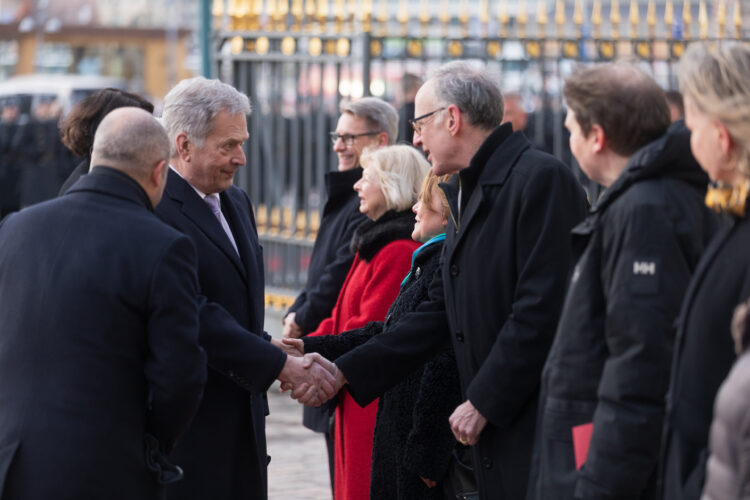 Official welcoming ceremonies. Photo: Matti Porre/Office of the President of the Republic of Finland