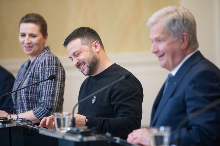 Press conference in the Hall of State on 3 May 2023. Photo: Matti Porre/The Office of the President of the Republic of Finland