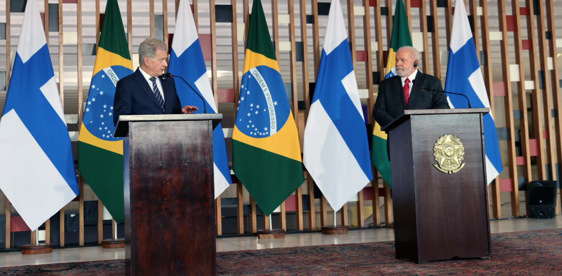 Joint press conference following the discussions. Photo: Riikka Hietajärvi/Office of the President of the Republic of Finland