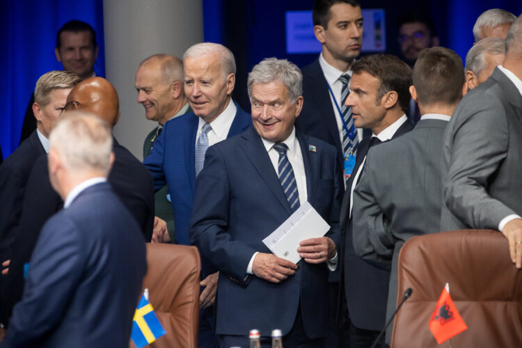 President Sauli Niinistö arriving at the Meeting of the North Atlantic Council at the level of of Heads of State and Government on 11 July 2023 in Vilnius. Photo: Matti Porre/The Office of the President of the Republic of Finland
