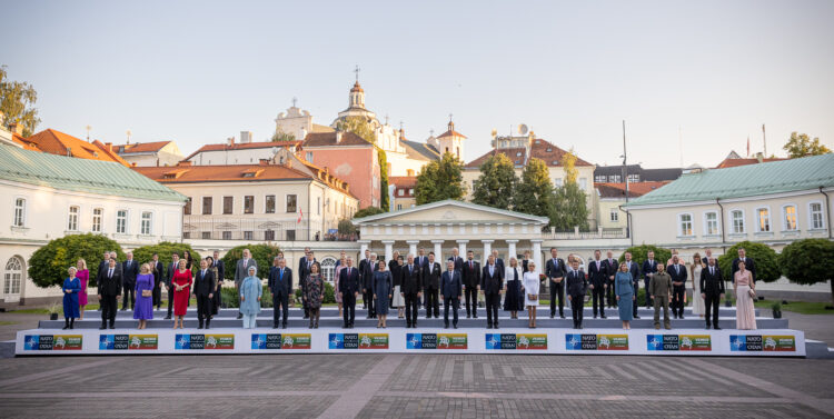 Presidentti Sauli Niinistö osallistui Pohjois-Atlantin neuvoston päämieskokoukseen 11. heinäkuuta 2023 Vilnassa. Kuva: Matti Porre/Tasavallan presidentin kanslia
