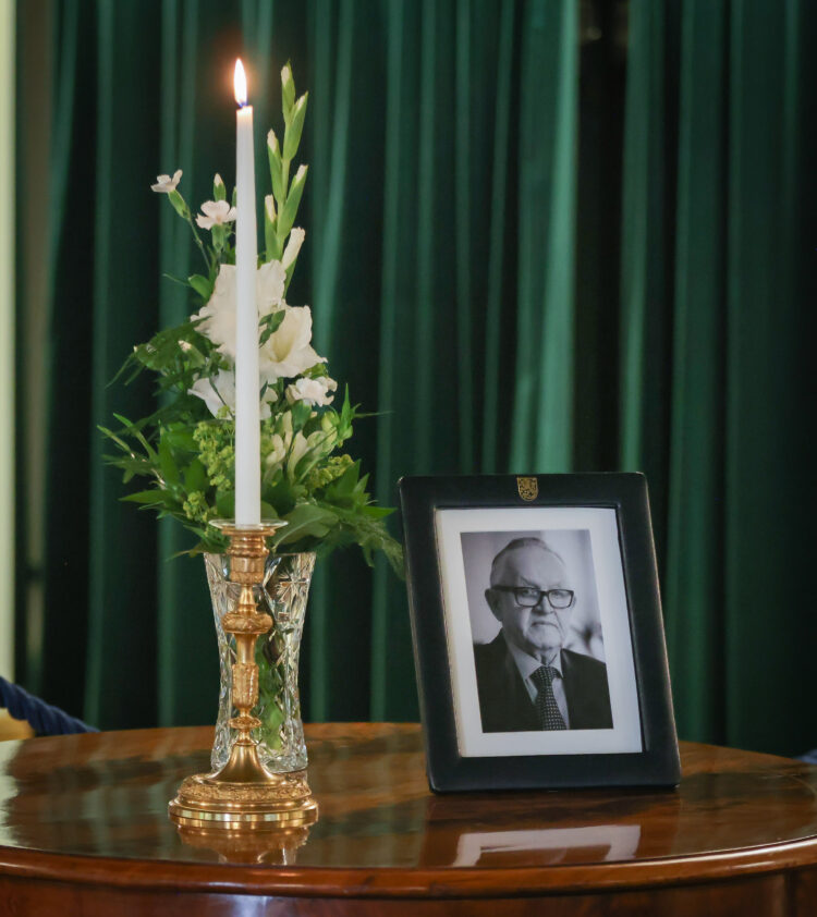 Presidentti Martti Ahtisaari 1937–2023. Kuva: Matti Porre/Tasavallan presidentin kanslia 