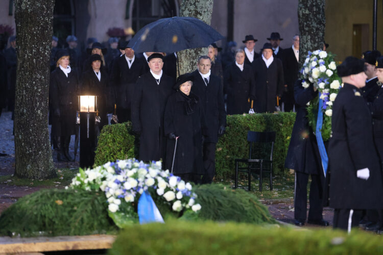 President Martti Ahtisaaris statsbegravning den 10 november 2023. Foto: Juhani Kandell/Försvarsmakten