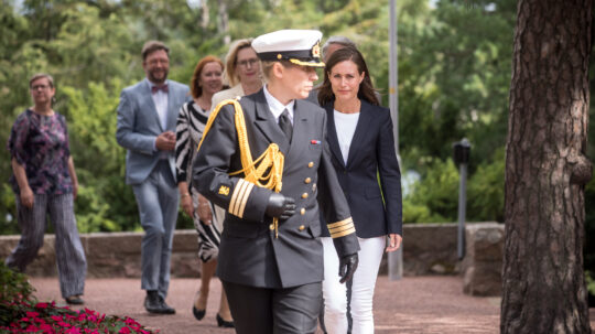 Tasavallan presidentin esittely Kultarannassa 4. elokuuta 2022
Kuva: Matti Porre/Tasavallan presidentin kanslia