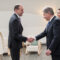President of Iceland Guðni Thorlacius Jóhannesson and his wife, Eliza Jean Reid visit Finland on 31 May and 1 June 2017. President of the Republic Sauli Niinistö and Mrs Jenni Haukio received the Icelandic presidential couple in Mäntyniemi. Photo: Matti Porre/Office of the President of the Republic of Finland