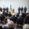 Presidentti Niinistö osallistui Kansallisen veteraanipäivän pääjuhlaan Finlandia-talolla 27. huhtikuuta 2018. Ennen pääjuhlaa järjestetyssä tilaisuudessa luovutettiin Suomen Valkoisen Ruusun I luokan mitali 41 veteraanille. Kuva: Matti Porre/Tasavallan presidentin kanslia