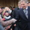 Presidentti Niinistö Karstulan torilla. Keski-Suomen maakuntamatka 18.10.2017