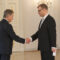Uuden hallituksen tervehdyskäynti Presidentinlinnassa 29.5.2015.