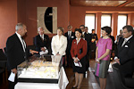  Presidenttipari ja kuningaspari vierailivat Karoliinisessa instituutissa. Copyright © Tasavallan presidentin kanslia 