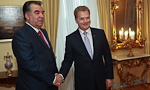 Tadzhikistanin presidentin Emomali Rahmonin työvierailu Suomeen 23.-25. lokakuuta 2012. Copyright © Tasavallan presidentin kanslia 