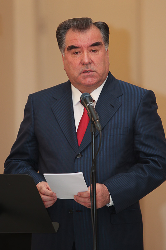 Arbetsbesök av Tadzjikistans president Emomali Rahmon den 23–25 oktober 2012. Copyright © Republikens presidents kansli 