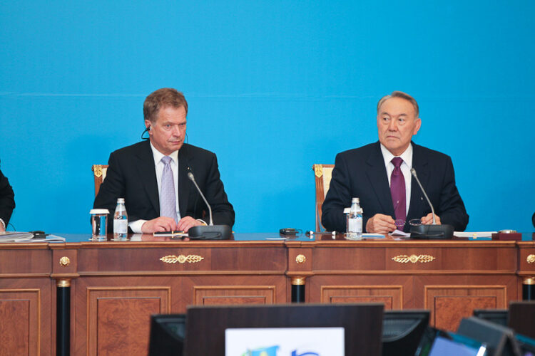 Statsbesök till Kazakstan den 16.–18.4.2013. Copyright © Republikens presidents kansli