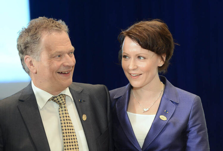  Presidentti Sauli Niinistö ja puoliso Jenni Haukio. Kuva: Lehtikuva 
