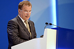 Presidentti Niinistö Boaon puhui Boaon talousfoorumin avajaisissa lauantaina 6. huhtikuuta 2013. Kuva: Lehtikuva