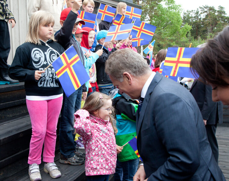 Besök till Åland den 9 juni 2013. Copyright © Republikens presidents kansli 