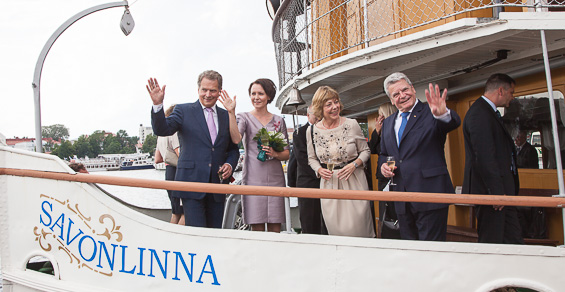 Steamboat cruises begin on S/S Savonlinna. Copyright © Office of the President of the Republic