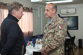  President Niinistö and the UNIFIL Force Commander, Major-General Paolo Serra. Copyright © Office of the President of the Republic 