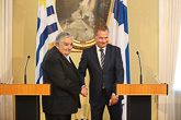 Working visit of President of Uruguay José Mujica  työvierailu on 17 September 2014. Copyright © Office of the President of the Republic
