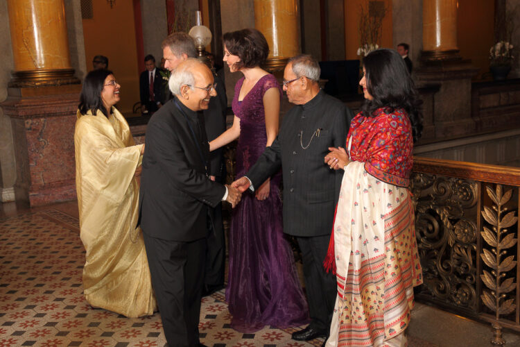  State visit of President of India Pranab Mukherjee on 14–16 October 2014. Copyright © Office of the President of the Republic   