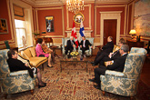  Keskusteluissa kenraalikuvernööri David Johnstonin kanssa. Copyright © Tasavallan presidentin kanslia 
