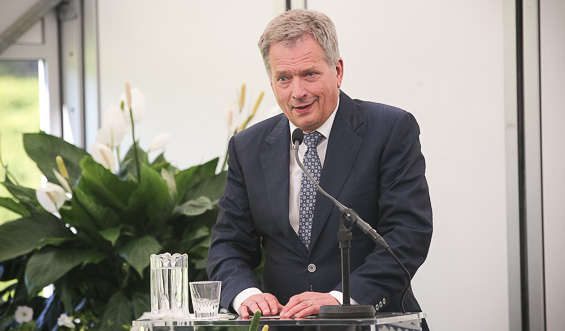 I sitt avslutningstal tackade president Niinistö alla debattörer. 