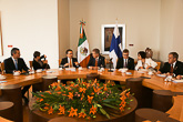  Tiistaina aamupäivällä 26.5. presidentti tapasi Meksikon talousministerin Ildefonso Guajardon. Copyright © Tasavallan presidentin kanslia 