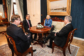  Official talks between the Secretary-General and the President were held at the President’s Palace; the agenda included climate change, anti-terrorist activities and UN peacekeeping operations, and the refugee crisis. 