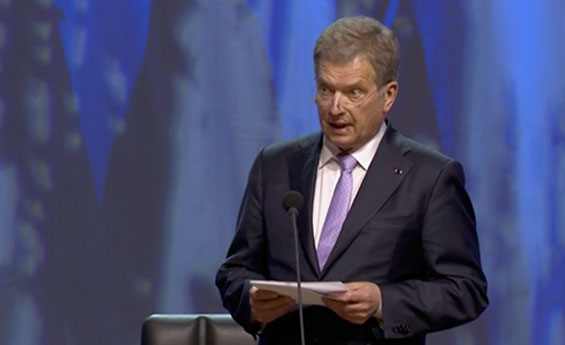 President Niinistö opened the new session of Parliament at Finlandia Hall: On behalf of Parliament, Maria Lohela, the Speaker of the Finnish Parliament, responded to the speech given by the President of the Republic. 
