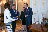 Storhertig Henri av Luxemburg och storhertiginnan Maria Teresa avlade ett statsbesök i Finland den 10–12 maj 2016. Foto: Juhani Kandell /Republikens presidents kansli 