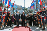  Vastaanottoseremoniat Montevideossa 17. elokuuta 2016. Kuva: Presidencia de la Republica - ROU