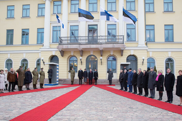 State visit of President of Estonia Kersti Kaljulaid on 7–8 March 2017. Photo: Juhani Kandell/Office of the President of the Republic of Finland 